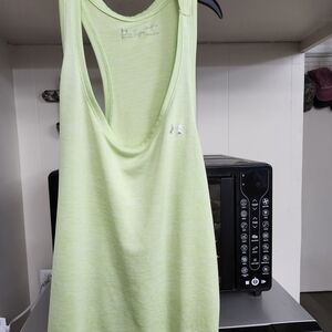 Under Armour Women's Light Green Muscle Tee